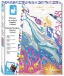 JANOD Atelier Set Maxi Pictură cu numere Delfini (J07981) Carte de colorat