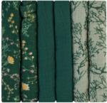 KikkaBoo Муселинови кърпи Kikkaboo - Secret Garden, 30 х 30 сm, Green, 6 броя (31103010105)