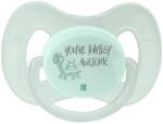 Kikkaboo Силиконова залъгалка Kikkaboo - Dinomite, Mint, 0-6 m (31303010060)