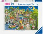 Ravensburger Puzzle Ravensburger din 1000 piese - Personaje din cântece pentru copii (12001352) Puzzle