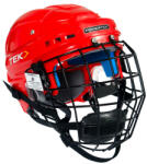 POWERTEK Cască de hochei V3.0 Combo Red Senior M