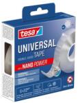 tesa Bandă adezivă, față-verso, reutilizabilă, transparentă, 30 mm x 3 m, TESA "Universal Nanotape", 3m