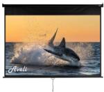 Aveli Ecran de proiecție de perete AVELI, 200x125cm (16: 10) 92", tub negru XRT-00106B