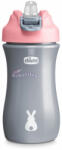 Chicco Kids Pop Up 350ml szívószálas kulacs 2év+ pink