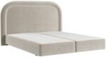 Maison de Reve Bézs bársony boxspring ágy HAVANA 140 x 200 cm (HAVANA140_MDR_P0_TNW13_M1_NF_T0_L25)