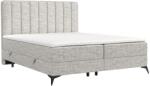 Maison de Reve Világos bézs kárpitozott boxspring ágy AGGAZ 200 x 200 cm (AGGAZ200_MDR_P0_MDO481_M1_MDO481_T3_L4)