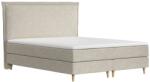 Maison de Reve Bézs kárpitozott boxspring ágy CALMA 180 x 200 cm (CALMA180_MDR_P0_ALT03_M1_ALT03_T3_L9)