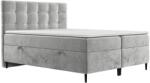 Maison de Reve Világosszürke kárpitozott ágy URBANEO 140 x 200 cm, boxspring (URBANEO140_MDR_P0_LOT06_M3_LOT06_T13_L59)
