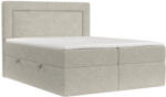 Maison de Reve Szürkésbézs kárpitozott boxspring ágy IMAGINE 200 x 200 cm (IMAGINE200_MDR_P0_ALT03_M3_ALT03_T12_L1)
