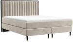 Maison de Reve Bézs bársony boxspring ágy RHODES 180 x 200 cm (RHODES180_MDR_B1_TNW13_M2_TNW13_T1_L5)