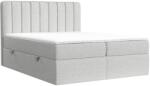 Maison de Reve Szürkésbézs kárpitozott boxspring ágy SKYFALL 160 x 200 cm (SKYFALL160_MDR_P0_MGN363_M1_MGN363_T1_L1)