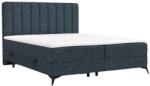 Maison de Reve Kék kárpitozott AGGAZ boxspring ágy 160 x 200 cm (AGGAZ160_MDR_P0_MDO485_M1_MDO485_T3_L4)