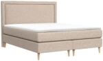 Maison de Reve Bézs kárpitozott boxspring ágy CAVA 200 x 200 cm (CAVA200_MDR_P0_MGN352_M1_MGN352_T3_L9)