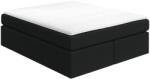Maison de Reve Fekete kárpitozott boxspring ágy CHESTNUT 200 x 200 cm (CHESTNUT200_MDR_P0_MGN368_M1_MGN368_T1_L1)