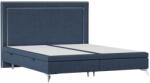 Maison de Reve Kék kárpitozott INCOVO kétszemélyes ágy 160 x 200 cm ágyneműtartóval (INCOVO160_MDR_P4_MTA12_M0_NF_T0_L3)