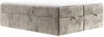 Maison de Reve Bézs kárpitozott boxspring ágy FREJA 180 x 200 cm (FREJA180_MDR_P0_LOT30_M3_LOT30_T13_L1)