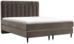 Maison de Reve Barna bársony boxspring ágy KOBBE 160 x 200 cm (KOBBE160_MDR_P0_TNW26_M1_TNW26_T3_L5)