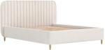 Maison de Reve Világos bézs kárpitozott kétszemélyes ágy NOTO 160 x 200 cm ágyneműtartóval (NOTO160_MDR_P0_ALT01_M0_NF_T0_L26)