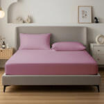 AlvásStúdió Jersey gumis lepedő Rosenholz 180-200x200 cm - matrac-vilag