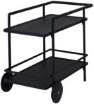 Mindo Fekete alumínium kerti tálalókocsi No. 120 Mindo 98 x 61 cm (30069-070)