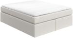 Maison de Reve Krémes fehér kárpitozott boxspring ágy CHESTNUT 200 x 200 cm (CHESTNUT200_MDR_P0_MGN351_M1_MGN351_T1_L1)