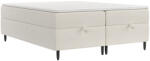 Maison de Reve Fehér kárpitozott boxspring ágy KANAI 160 x 200 cm (KANAI160_MDR_P0_BBL01_M3_BBL01_T13_L32)