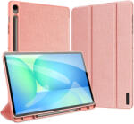 Samsung Tab S10 FE Plus (13.1) SM-X620 / X626B, mappa tok, Trifold, érintőceruza tartó, Dux Ducis Domo, rózsaszín