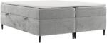 Maison de Reve Világosszürke kárpitozott boxspring ágy ARAYA 140 x 200 cm (ARAYA140_MDR_P0_LOT06_M3_LOT06_T13_L59)