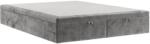 Maison de Reve Szürke kárpitozott kétszemélyes ágy HICKORY 200 x 200 cm ágyneműtartóval (HICKORY200_MDR_P0_LOT09_M0_NF_T0_L1)