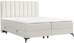 Maison de Reve Krémes fehér kárpitozott boxspring ágy AGGAZ 180 x 200 cm (AGGAZ180_MDR_P0_MDO492_M1_MDO492_T3_L4)