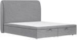 Maison de Reve Szürke kárpitozott kétszemélyes ágy NOHO 160 x 200 cm ágyneműtartóval (NOHO160_MDR_P0_ALT16_M0_NF_T0_L10)