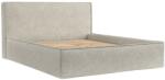 Maison de Reve Szürkésbézs kárpitozott LOUNGE L kétszemélyes ágy 180 x 200 cm-es ágyneműtartóval (LOUNGEL180_MDR_P0_ALT03_M0_NF_T0_L1)