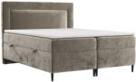 Maison de Reve Bézs kárpitozott boxspring ágy NOBLE 200 x 200 cm (NOBLE200_MDR_P0_LOT30_M3_LOT30_T13_L59_1)