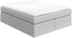 Maison de Reve Szürke-bézs kárpitozott boxspring ágy CHESTNUT 140 x 200 cm (CHESTNUT140_MDR_P0_MGN363_M1_MGN363_T1_L1)