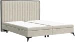 Maison de Reve Bézs kárpitozott ADRON kétszemélyes ágy 180 x 200 cm ágyneműtartóval (ADRON180_MDR_B1_ALT03_M0_NF_T0_L4)
