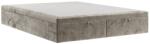 Maison de Reve Bézs színű, kárpitozott, kétszemélyes HICKORY ágy 140 x 200 cm-es méretben, tárolóhellyel (HICKORY140_MDR_P0_LOT30_M0_NF_T0_L1)
