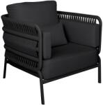 mindo Fekete szövet kerti szék No. 106 Mindo (30032-070-481)