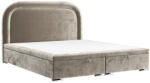 Maison de Reve Bézs kárpitozott UFFIZI kétszemélyes ágy 180 x 200 cm ágyneműtartóval (UFFIZI180_MDR_P0_LOT30_M0_NF_T0_L10)
