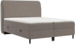 Maison de Reve Barna kárpitozott boxspring ágy MELBA 180 x 200 cm (MELBA180_MDR_P0_BBL04_M3_BBL04_T12_L32)