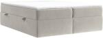 Maison de Reve ASH bézs színű bársony boxspring ágy 140 x 200 cm (ASH140_MDR_P0_TNW13_M1_TNW13_T3_L1)