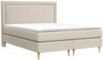 Maison de Reve Világos bézs kárpitozott boxspring ágy CAVA 140 x 200 cm (CAVA140_MDR_P0_MGN353_M1_MGN353_T3_L9)