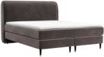 Maison de Reve OFFO barna bársony boxspring ágy 200 x 200 cm (OFFO200_MDR_P0_TNW26_M1_TNW26_T3_L5)