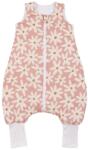 Malomi Kids Rózsaszín pamut hálózsák lábakkal Blush Daisies 86 cm (MK-5908262320094)