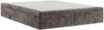 Maison de Reve Barna kárpitozott kétszemélyes ágy HICKORY 200 x 200 cm tárolóval (HICKORY200_MDR_P0_LOT39_M0_NF_T0_L1)