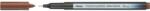 Pentel Tűfilc, 0, 4 mm, PENTEL "Pointliner", dióbarna (PENS40E) - tintasziget