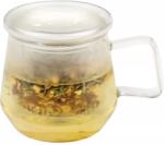 Bredemeijer Livorno Set de ceai pentru o persoană, sticlă borosilicată, Capacitate: 0, 29 Litri, Înălțime: 88 mm, transparent