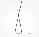 Maytoni Lampadar Maytoni Crochet, H16, 2cm, 36W LED, aluminiu negru (MOD369FL-L36B3K)