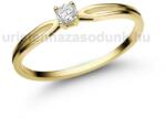  E8SLB09 - LABOR GYÉMÁNT: 0.09 CT (=2.8mm Ø) Eljegyzési Gyűrű (E8SLB09)