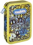 CARIOCA Penar echipat Carioca Comics, 2 fermoare, albastru/galben Penar