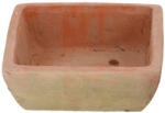 Esschert Design Terrakotta virágcserép, szögletes, 15, 5 x 15, 5 cm (AT05S)